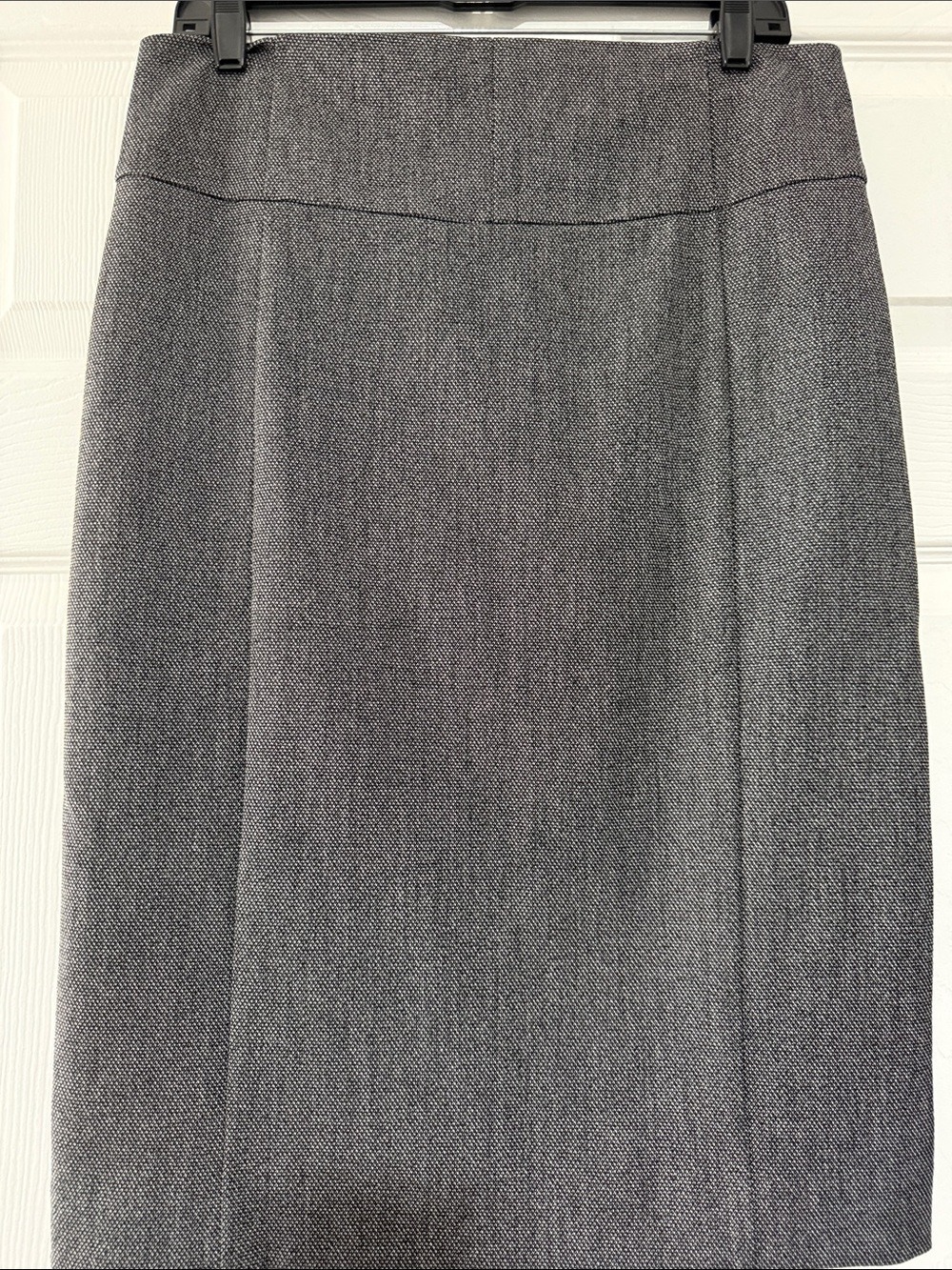 Express Gray Textured Pencil Skirt